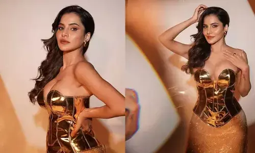 గోల్డెన్ హార్ట్ అంటూ బోల్డ్ లుక్‌లో రెచ్చిపోయి అషూ..మరీ ఇంత హాట్‌నా అంటున్న ఫ్యాన్స్!