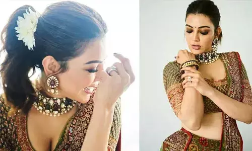 ట్రెడిషనల్ లుక్‌లో ఆకట్టుకుంటున్న కాజల్ అగర్వాల్.. ఫోటోలు చూస్తే మతిపోవాల్సిందే!