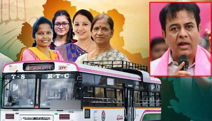 మహిళలకు ఫ్రీ బస్సు స్కీం.. KTR మరో సంచలన ట్వీట్ మహిళలకు ఫ్రీ బస్సు స్కీం.. KTR మరో సంచలన ట్వీట్