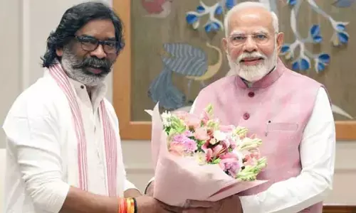 ప్రధాని మోడీతో భేటి అయిన జార్ఖండ్‌ సీఎం హేమంత్ సోరెన్
