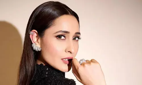 Pragya Jaiswal looks hot in black dress
