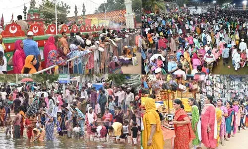 రొట్టెల పండగకు భక్తుల రద్దీ.. దర్గాకు తొలి రోజు లక్ష మంది