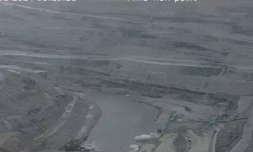 Coal mining : కోల్ మైనింగ్‌‌లో వర్షపు నీరు.. నిలిచిన బొగ్గు ఉత్పత్తి