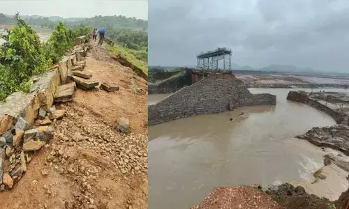Heavy floods: పెదవాగు ప్రాజెక్టు‌కు భారీ గండి.. రాత్రికి రాత్రే ప్రాజెక్టు ఖాళీ