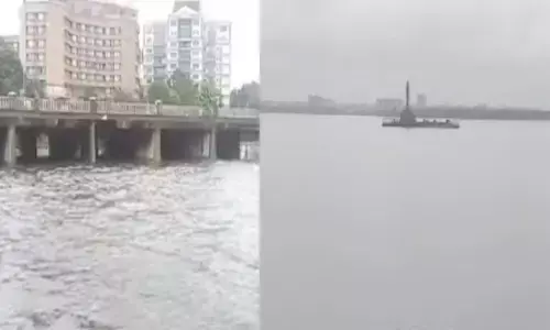 Hussain Sagar: హుస్సేన్‌సాగర్‌కు భారీగా వరద! 513 దాటిన నీటి మట్టం