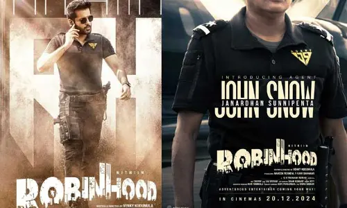 నితిన్ Robinhood అప్డేట్..స్పెషల్ పోస్టర్ రిలీజ్ చేసిన మేకర్స్