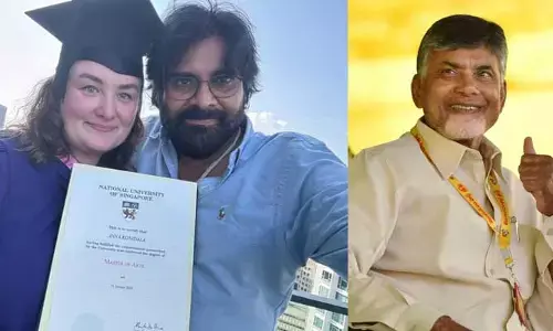 CM Chandrababu : మాస్టర్స్ కంప్లీట్ చేసిన పవన్ కళ్యాణ్ భార్య.. స్పందించిన సీఎం చంద్రబాబు