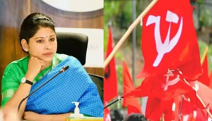 CPM: స్మితా సబర్వాల్ తన వ్యాఖ్యలను వెంటనే వెనక్కి తీసుకోవాలి: సీపీఎం డిమాండ్ CPM: స్మితా సబర్వాల్ తన వ్యాఖ్యలను వెంటనే వెనక్కి తీసుకోవాలి: సీపీఎం డిమాండ్