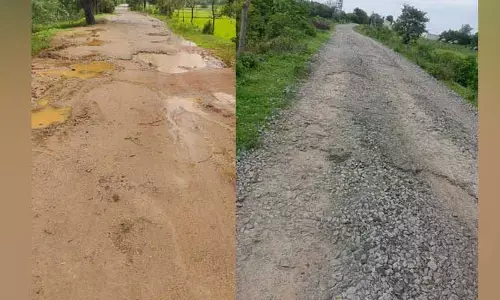 Road Repair:నరకానికి దారులుగా చౌడపూర్ మండల రోడ్లు