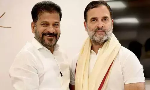 రాహుల్ గాంధీతో సీఎం రేవంత్ భేటీ.. వరంగల్ సభకు రావాలని ఆహ్వానం