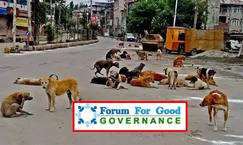 వీధి కుక్కల దాడుల సమస్యలను పరిష్కరించాలి: ఫోరం ఫర్ గుడ్ గవర్నెన్స్ లేఖ