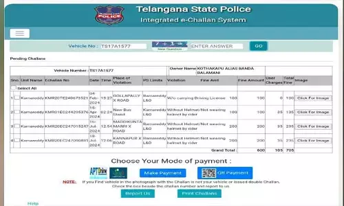 Traffic Police : బైక్ ఒకరిది.. ఫైన్ మరొకరికి..