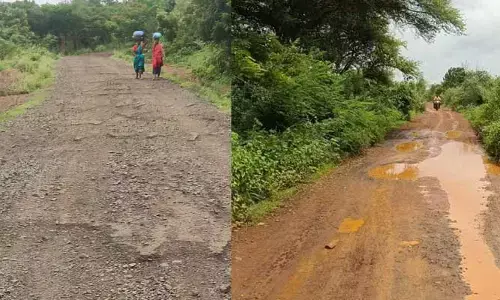 Road Repair : పల్లె రహదారులు అధ్వానం..వర్షాలతో పూర్తిగా ధ్వంసమైన రోడ్లు
