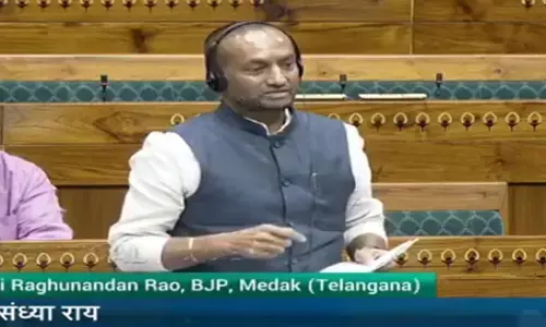 Lok Sabha : పార్లమెంట్‌లో రఘునందన్‌రావు తెలుగులో ప్రసంగం..