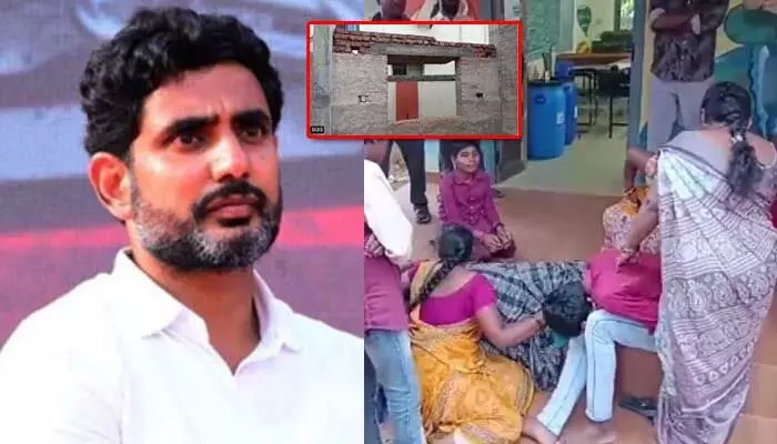 నెల్లూరులో స్కూలు విద్యార్థి మృతి.. విచారణకు ఆదేశించిన నారా లోకేశ్ నెల్లూరులో స్కూలు విద్యార్థి మృతి.. విచారణకు ఆదేశించిన నారా లోకేశ్