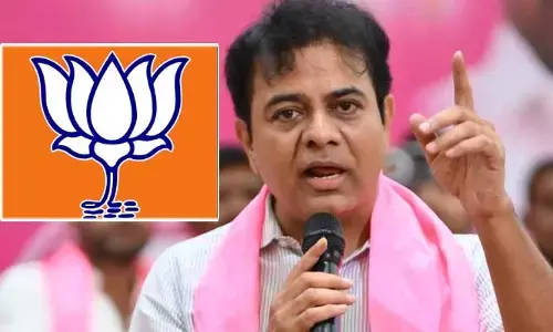 KTR vs BJP : కేటీఆర్ వ్యాఖ్యలపై బీజేపీ కౌంటర్ ట్వీట్