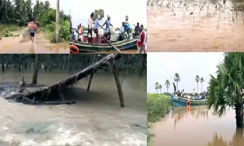 పోటెత్తిన గోదావరి.. జలదిగ్బంధంలో 75 లంక గ్రామాలు