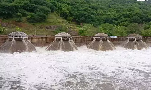 Nandi Pump House : నంది మేడారం నంది పంప్ హౌస్ నుంచి నీటి విడుదల..