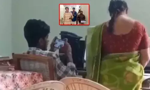 తాపీగా పబ్జీ ఆడుతున్న ఉద్యోగి.. ఆకస్మిక షాక్ ఇచ్చిన జనసేన ఎమ్మెల్యే