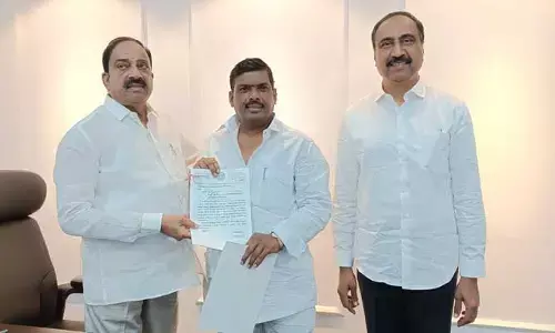 MLA Gudem Mahipal Reddy : మార్కెట్ యార్డ్ నిర్మాణానికి నిధులు ఇవ్వండి