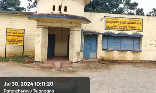 Patancheru : సమయపాలన పాటించని నీటిపారుదల శాఖ అధికారులు