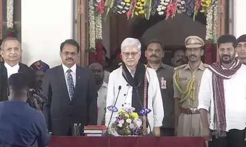 Jishnudev Varma: తెలంగాణ గవర్నర్‌గా జిష్ణుదేవ్‌ వర్మ ప్రమాణ స్వీకారం