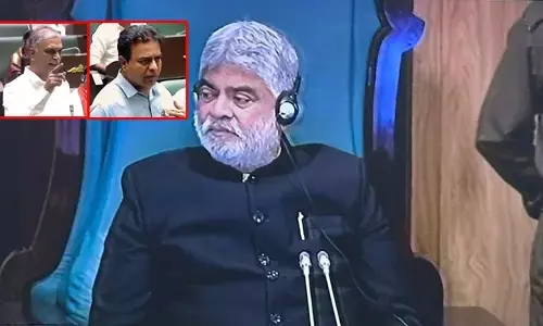 TG Assembly : హరీష్ రావు.. కేటీఆర్.. సభా మర్యాదలు పాటించండి: స్పీకర్ ఫైర్