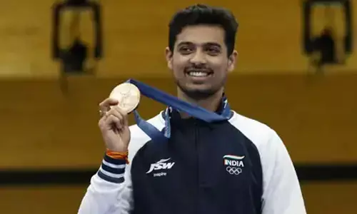 Paris Olympics: భారత్ ఖాతాలో మూడో పతకం..షూటర్ స్వప్నిల్ కుసాలేకు కాంస్యం