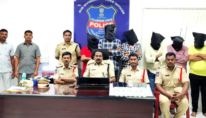 arrest : దొంగ నోట్ల ముఠా అరెస్ట్ arrest : దొంగ నోట్ల ముఠా అరెస్ట్