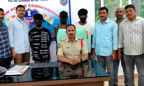 transporting ganja : గంజాయి రవాణా చేస్తున్న ముగ్గురు అరెస్టు