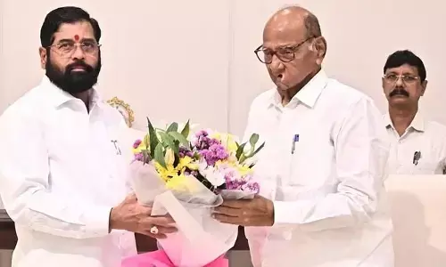 Sharad pawar: సీఎం షిండేతో శరద్ పవార్ భేటీ..అసెంబ్లీ ఎన్నికల వేళ కీలక పరిణామం
