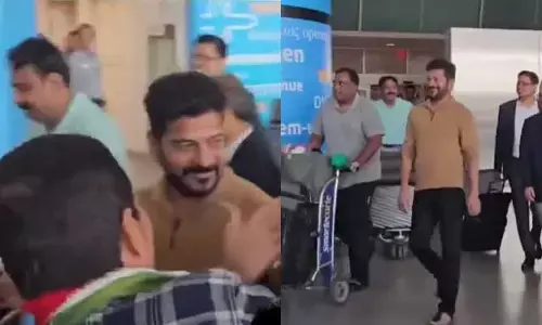 న్యూయార్క్‌లో సీఎం రేవంత్‌ బృందానికి ఘనస్వాగతం