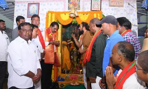 MLA Megha Reddy : చౌడేశ్వరీదేవిని దర్శించుకున్న ఎమ్మెల్యే మేఘారెడ్డి..