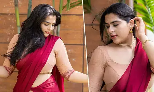 ఇంటర్నెట్‌లో దుమ్మురేపిన యువ నటి Kavya Kalyanram