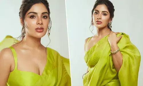 చీరకట్టుతో కుర్రాళ్ళకి పిచ్చెక్కిస్తున్న Samyuktha Menon