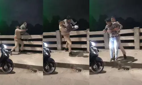 Viral Video: పోలీస్ అధికారి సమయస్పూర్తికి హ్యట్సాఫ్