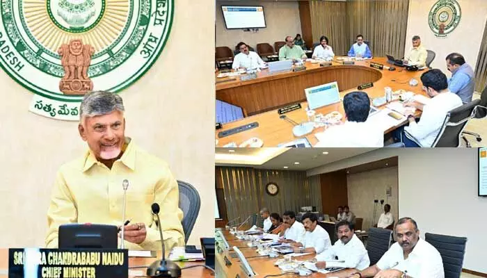 సీఎం చంద్రబాబు అధ్యక్షతన ఏపీ కేబినెట్ భేటీ.. కీలక అంశాలపై చర్చ సీఎం చంద్రబాబు అధ్యక్షతన ఏపీ కేబినెట్ భేటీ.. కీలక అంశాలపై చర్చ