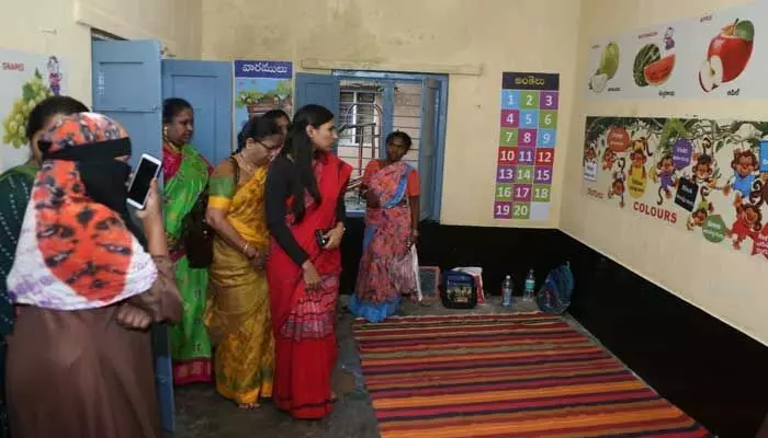 Collector Pravinya : అంగన్వాడీ కేంద్ర పనులను త్వరగా పూర్తి చేయాలి Collector Pravinya : అంగన్వాడీ కేంద్ర పనులను త్వరగా పూర్తి చేయాలి