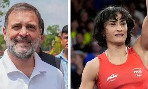 Rahul gandhi: చాంపియన్స్ మైదానంలోనే సమాధానమిచ్చారు.. వినేష్ ఫొగట్‌కు రాహుల్ అభినందన