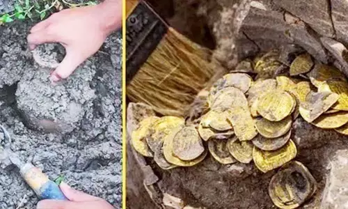 viral : పాత ఇంటిని కూల్చివేస్తుండగా బయటపడిన మట్టి కుండ.. ఓపెన్ చేసి చూడగా!
