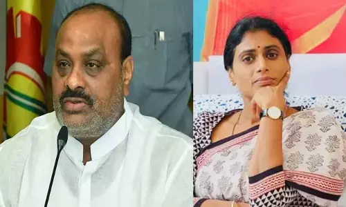 AP News:వైఎస్ ష‌ర్మిల‌పై మంత్రి అచ్చెన్నాయుడు ఫైర్!