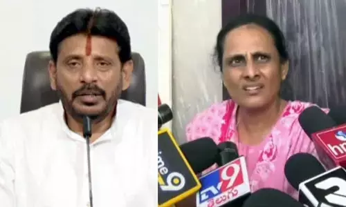 Breaking: దువ్వాడ శ్రీనివాస్ నివాసం వద్ద మళ్లీ ఉద్రిక్తత.. భార్య వాణి ఆందోళన