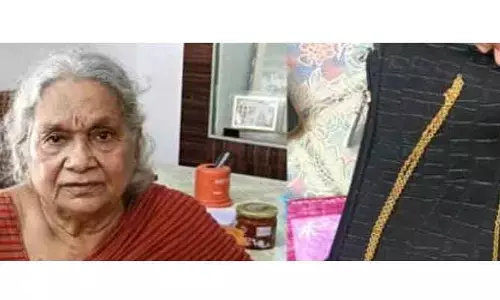 వృద్ధురాలి మెడలో గొలుసు చోరీ.. కేడి మహిళ నిర్వాకం
