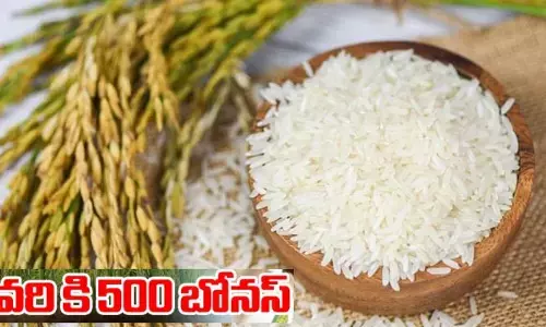 BIG News: అన్నదాతలకు గుడ్ న్యూస్.. వరి బోనస్‌కు రూ.2 వేల కోట్లు..!