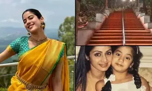 Janhvi Kapoor:ఆ ఆచారాన్ని కొనసాగిస్తూ..శ్రీవారిని దర్శించుకున్న జాన్వీ కపూర్
