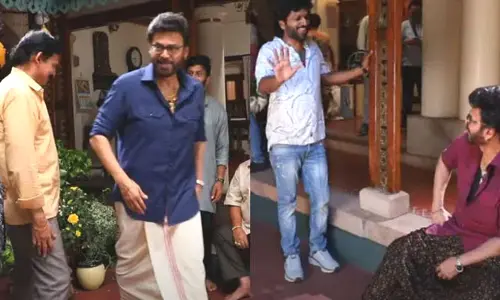 Hero Venkatesh :  లుంగీ లుక్ లో  వెంకటేష్.. ఫొటో అదిరిందిగా