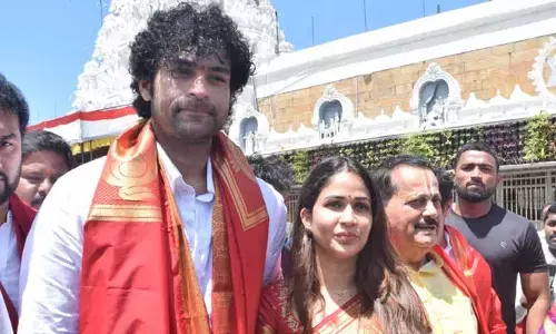 Tirumala News:తిరుమల శ్రీవారిని దర్శించుకున్న సినీ జంట