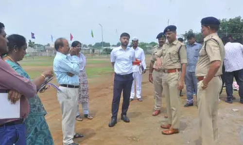 స్వతంత్ర దినోత్సవ వేడుకలకు సర్వం సిద్ధంః కలెక్టర్ అద్వైత్