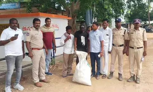 8 కిలోల గంజాయి పట్టివేత
