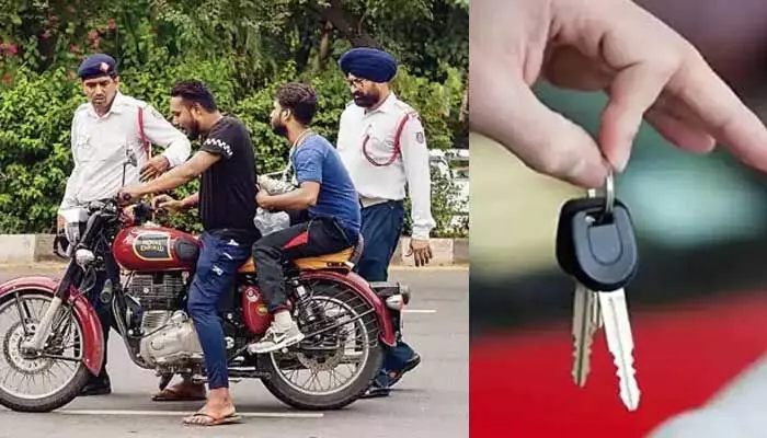 Traffic Rules: ట్రాఫిక్ పోలీసులు మీ బైక్ కీస్ లాక్కోవచ్చా? రూల్స్ ఏం చెబుతున్నాయాంటే? Traffic Rules: ట్రాఫిక్ పోలీసులు మీ బైక్ కీస్ లాక్కోవచ్చా? రూల్స్ ఏం చెబుతున్నాయాంటే?